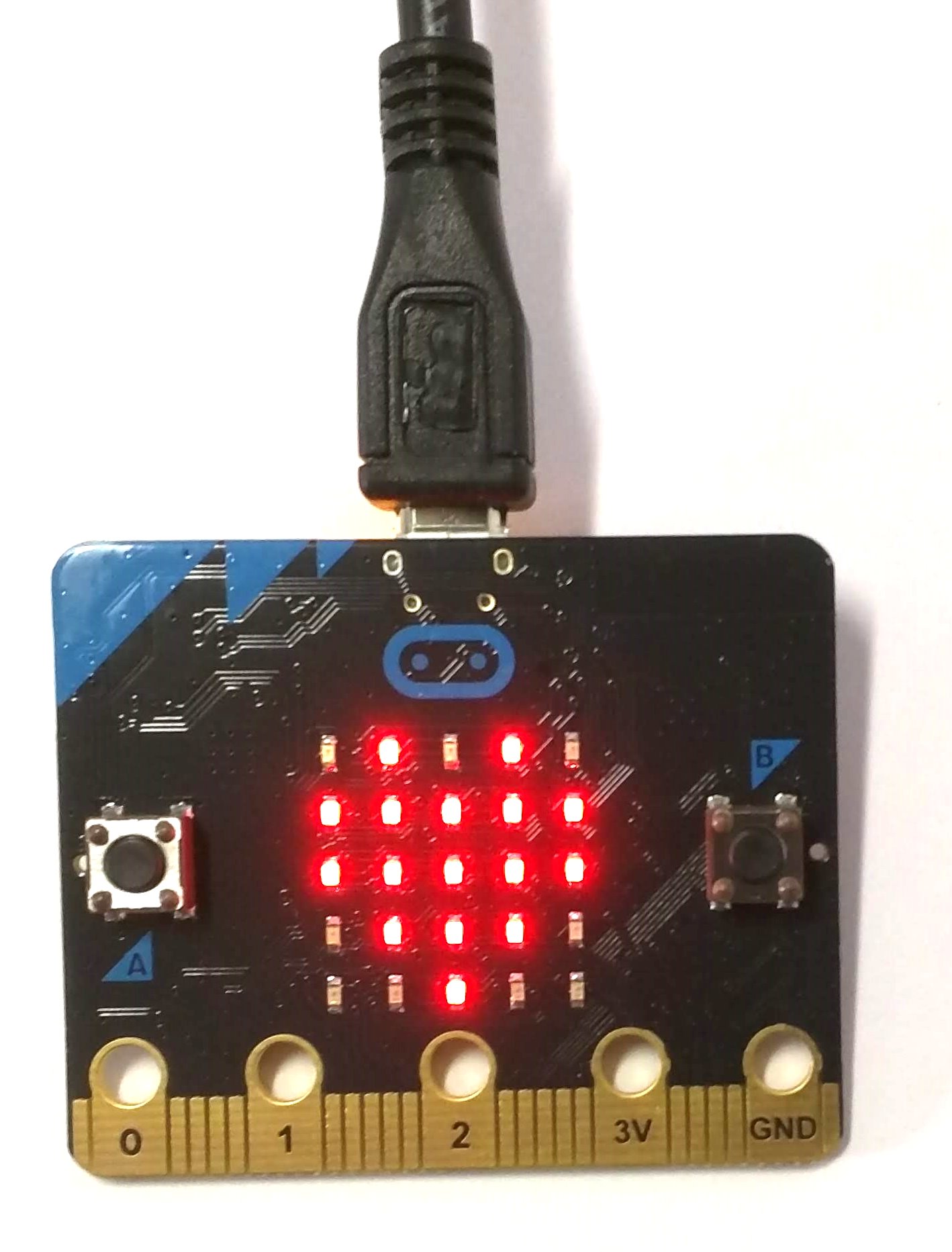 The Micro:bit is programmed